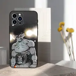 I - Ippo Anime M - MakuNouchi Soft Silicone Black Phone Case Cover - iPhone 13 Pro (Z1)