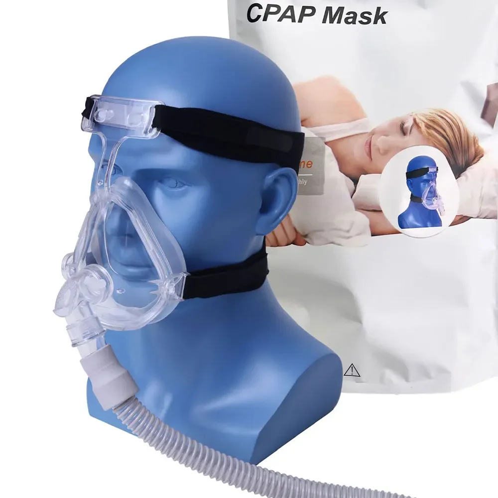 

CPAP Mask Full Face Mask Improved Comfort Anti Snoring Relief Sleep Apnea Adjustable For Cushion Travel Anti Snoring Stopper