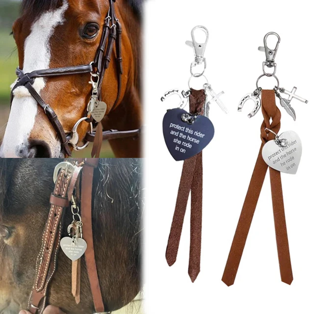 Protect This Rider And The Horse She Rode In On-Saddle Charm Fashionable Keychain Saddle Heart Charm Equestrian Riding Gift Protect This Rider And The Horse She Rode In On-Saddle Charm Fashionable Keychain Saddle Heart Charm Equestrian Riding Gift