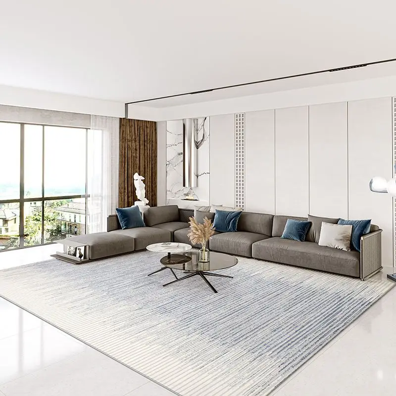 

Light Luxury Polypropylene Carpets for living Room Sofas Simple Decoration home Bedroom Carpet Bedside Mat Large Area Rugs 3x4m