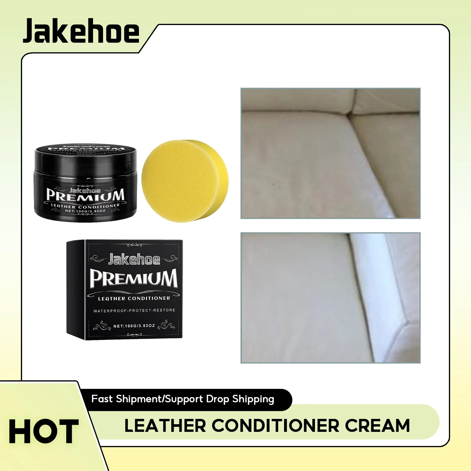 Leather Conditioner Cream Car Seat Shoe Leather Polish Repair Compound Restoration Crack Burns Holes Filler Repair Paste