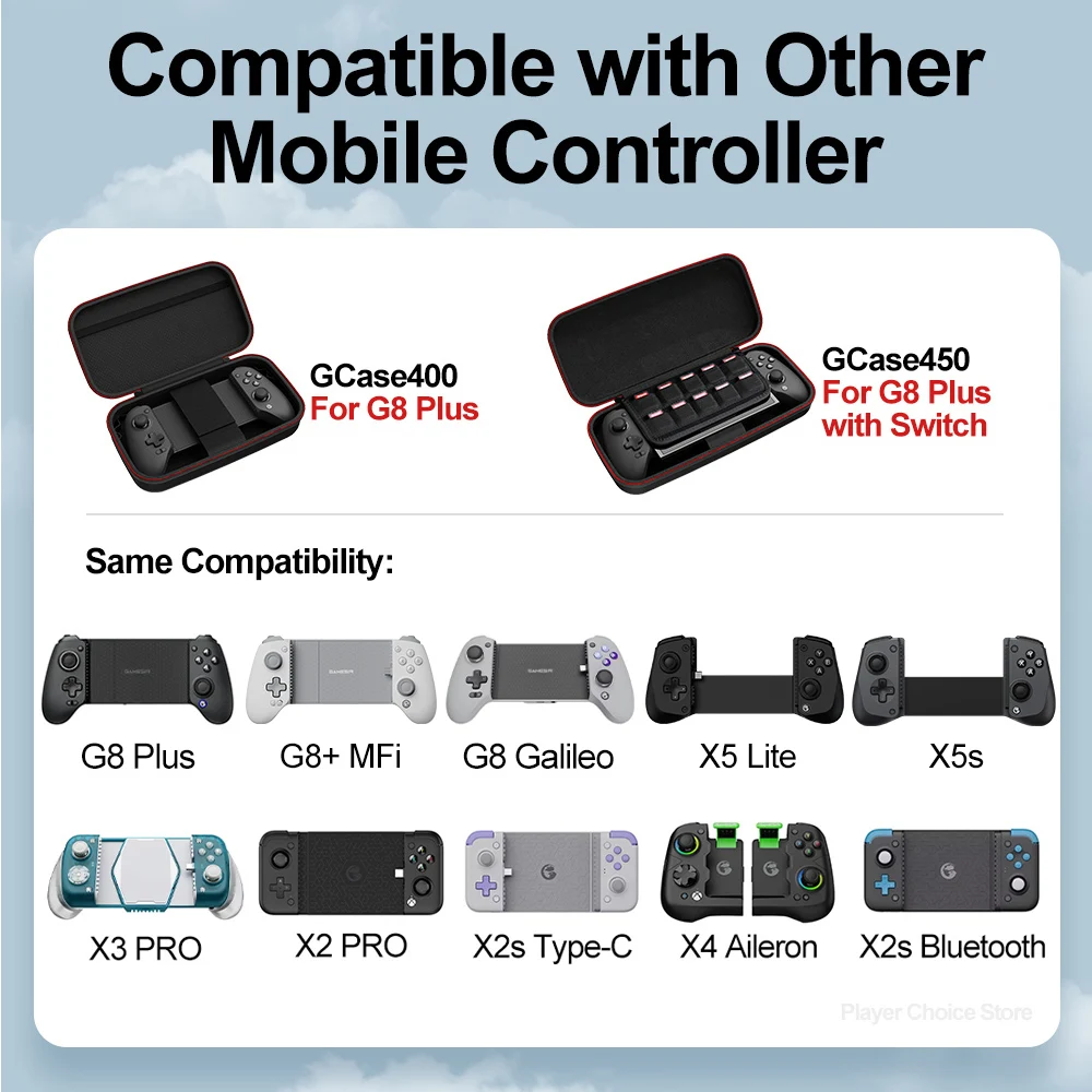 Deluxe Game Controller Carrying Case - GameSir G8 Galileo G8 Plus
