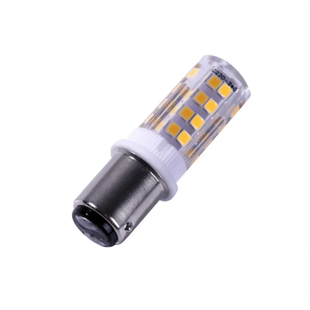 Ba15d Double Contact Bulb Led Lights 220V 51LEDs Super Bright Sewing Machine Pfaff Singer Privilege Bernina Room Home led lamp