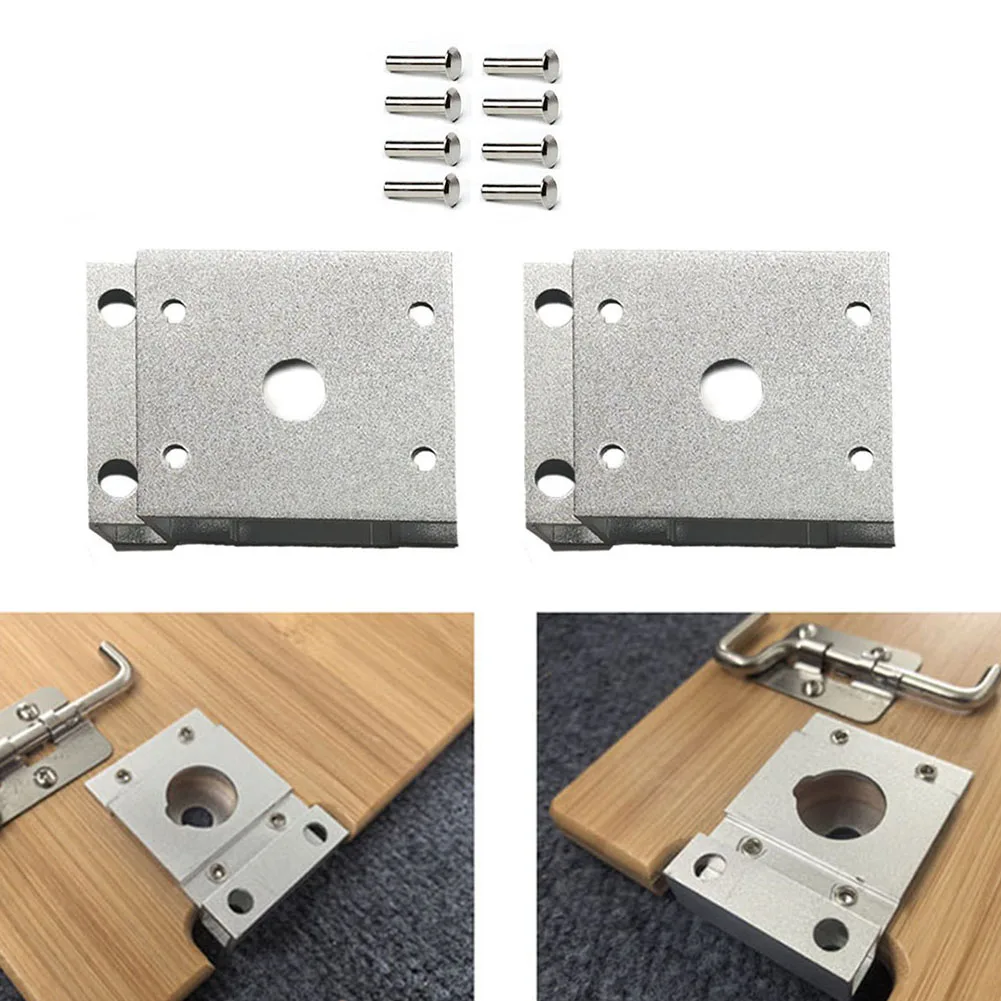 2 Stück Campingtisch für IGT-Tisch, teleskopische Beinbefestigung, silberner Verbinder aus Aluminiumlegierung, silbernes Scharnier, Ersatz für praktisches Zubehör – Detail 16