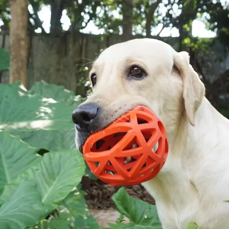 Dog Chew Toy Dog Rubber Ball Chew Toy Geometric Safety Toys Ball Small Medium Large Dogs Playing Pet Training Supplies
