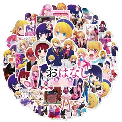 50PCS Vibrant Oshi No Ko Anime Manga Sticker Set - Waterproof, Removable & Versatile for Laptops, Phone Cases, Bikes, and Walls (50pcs)