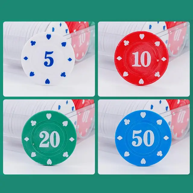 Jeu de jetons de poker - 100 unités - Magic-Effect