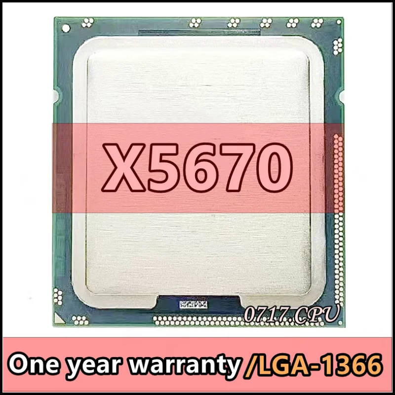 

X5670 SLBV7 2.933 GHz Six-Core Twelve-Thread CPU Processor 12M 95W LGA 1366