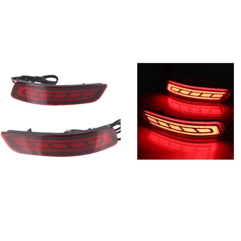 

2PCS LED Rear Fog Lamp Drive Indicator Reflector For Toyota Corolla Altis 2014-2018