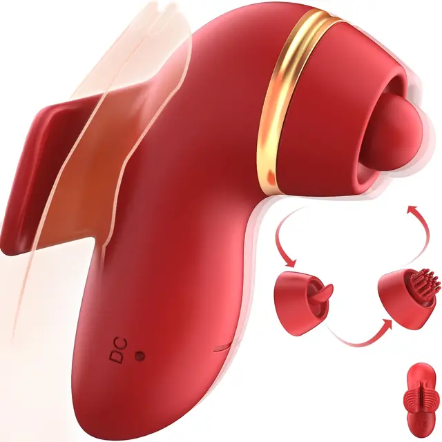 3-in-1-Mini-Klitoris-Vibrator, Finger-Vibratoren mit 3 austauschbaren Köpfen, Nippel-Klitoris-Stimulator, Sexspielzeug für Erwachsene für Frauen