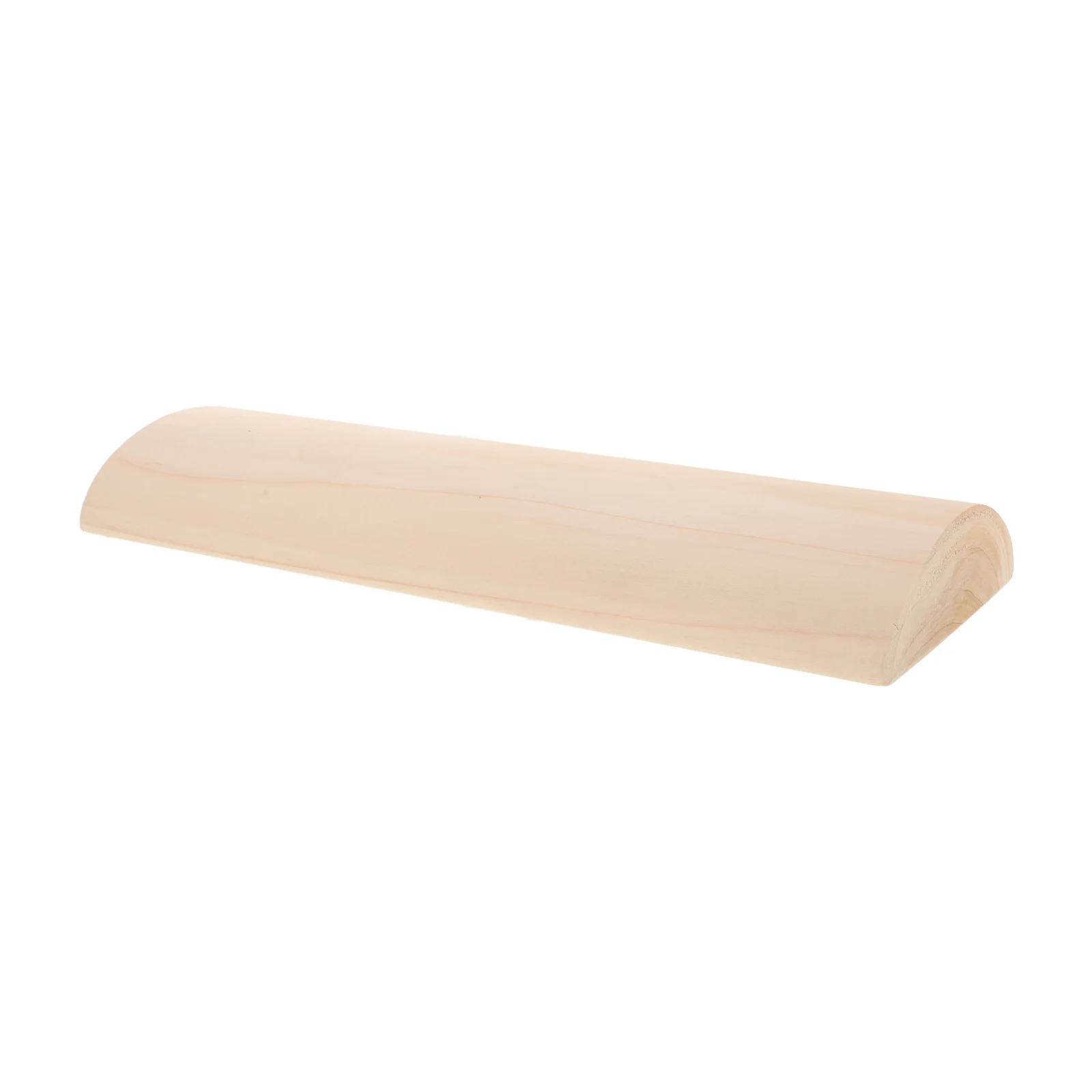 Sauna Pillow Wooden Cervical Lumbar Spine Wear-resistant Carved Neck Pain Steam Room 2