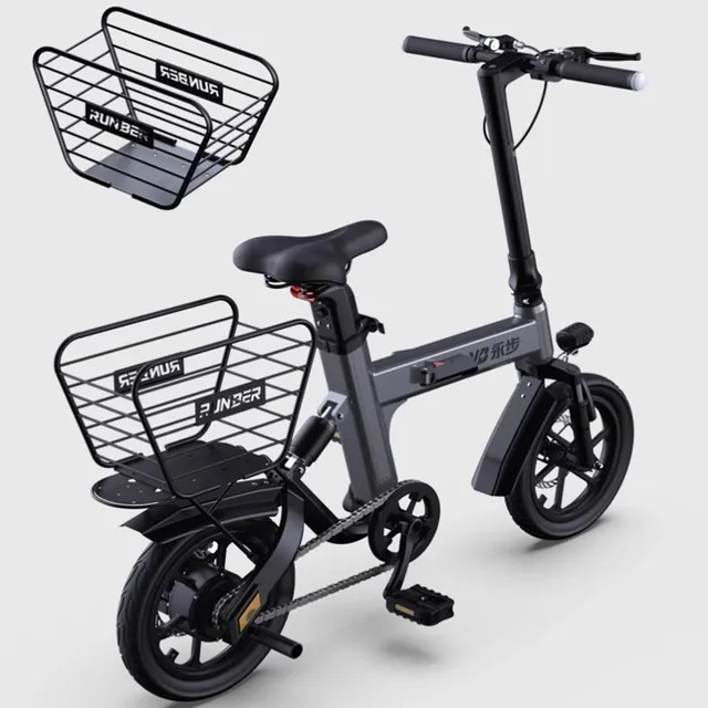 E-bike Dobrável QIYOU: O Companheiro Perfeito para Compras e Transporte Urbano