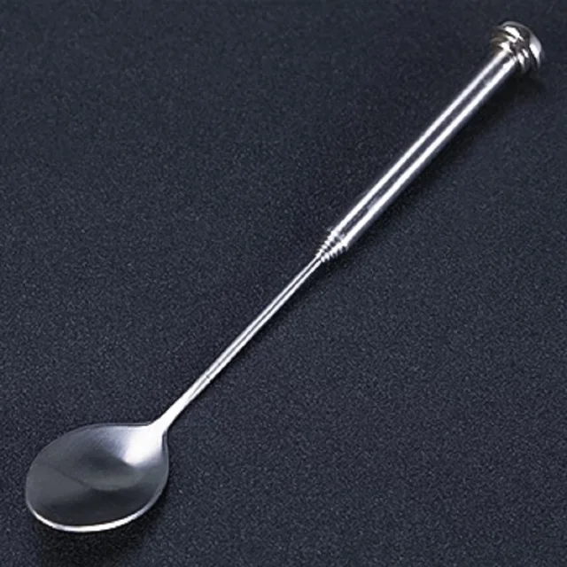 Cucchiaio Telescopico Da Bar In Acciaio - Cucchiaio Allungabile Per Cocktail E Bevande - Foto 3