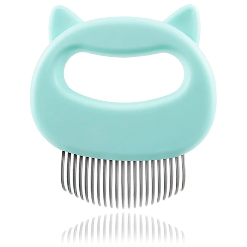 

HOT SALE Pet Lice Comb, Cat And Dog Hair Removal Comb, Cat Ear Shell Comb, Pet Comb, Supplies 9X10cm (Random Color)