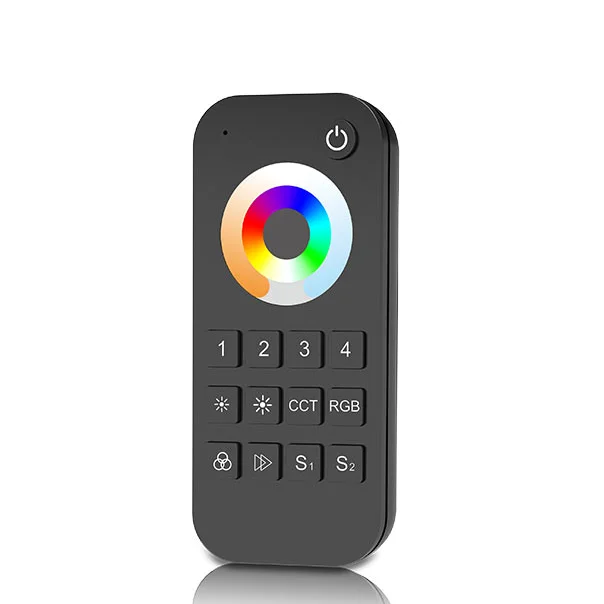 Фото 1/4/8 зоны сенсорное колесо 2,4G RF Затемнение/цветовая температура CCT/RGB/RGBW/RGB + CCT пульт дистанционного управления, применяется к приемнику Skydance №5