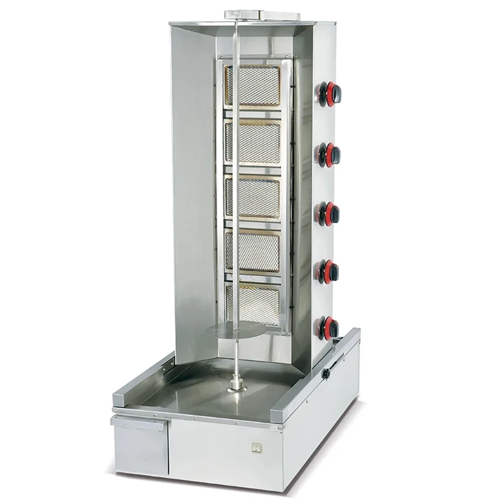 Gas Shawarma Machine Equipment Turkish Kebab Gas Shawarma Customize CE Stainless Steel Chicken Grill Machine for Restaurant 3