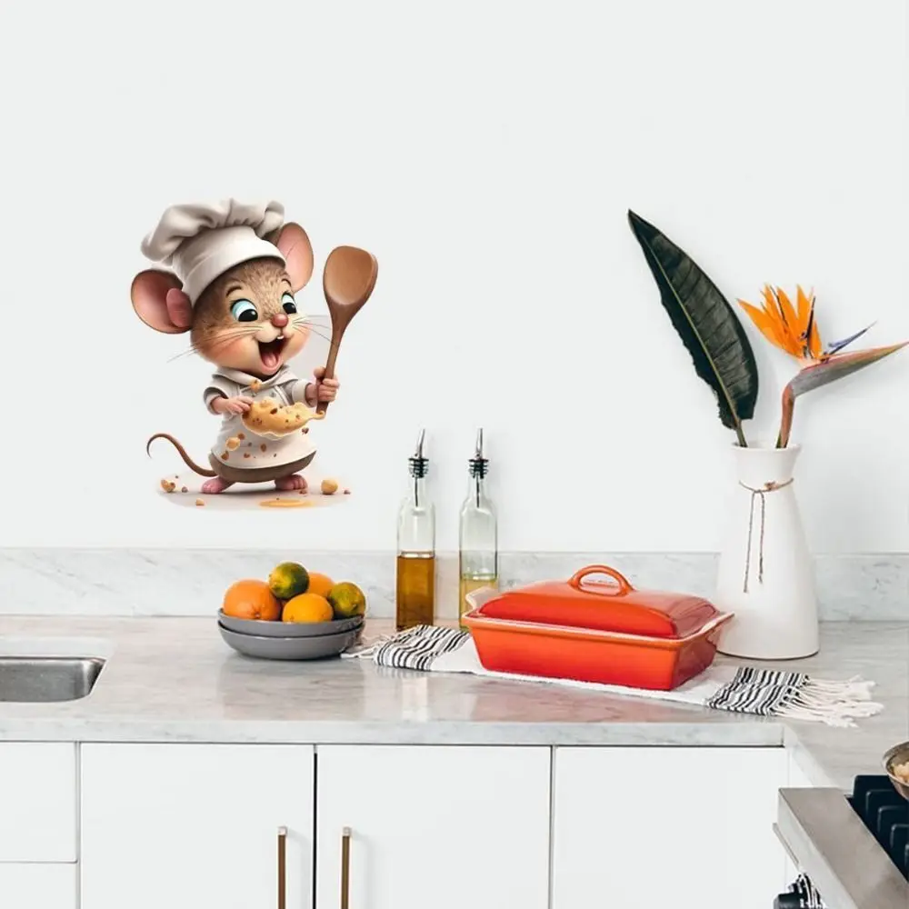 Description Picture 2 of itemCreative Cartoon Cute Mouse Self-adhesive Wall Stickers Bedroom Living Room Corner Stairs Home Decorative Wall Sticker Wallpaper