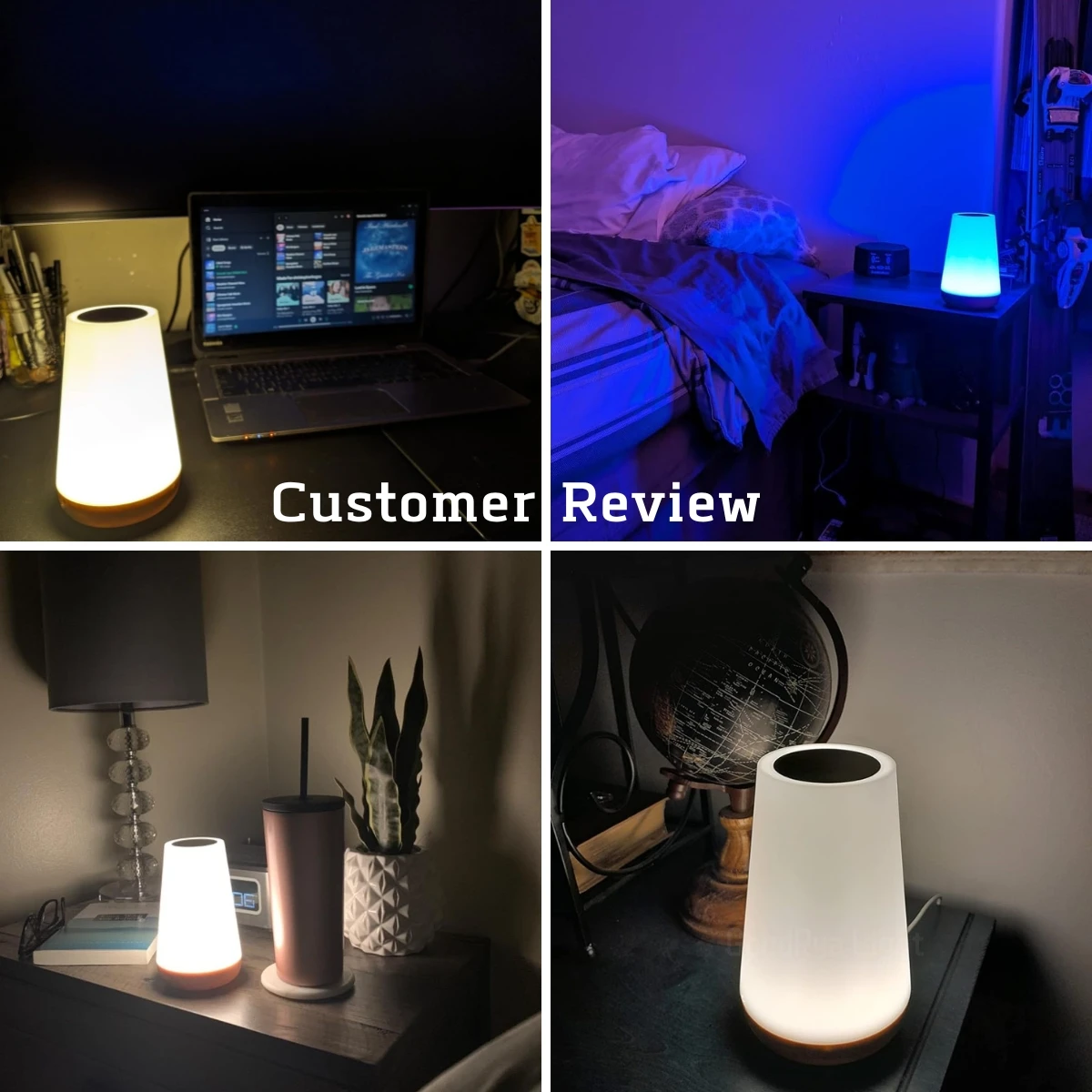 Description Picture 5 of itemRGB Timable Kids Night Lamp with Remote Control Bedroom Nightstand LED Table Lamp Touch Lighting Bedtime Lighting Night Lights