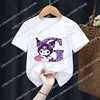 Kuromis Children T-Shirt Letter A B C D Cartoons Kid Tee Shirts Anime Kawaii Tops Casual Clothes Boy Girl Fashion Short Sleeve 2