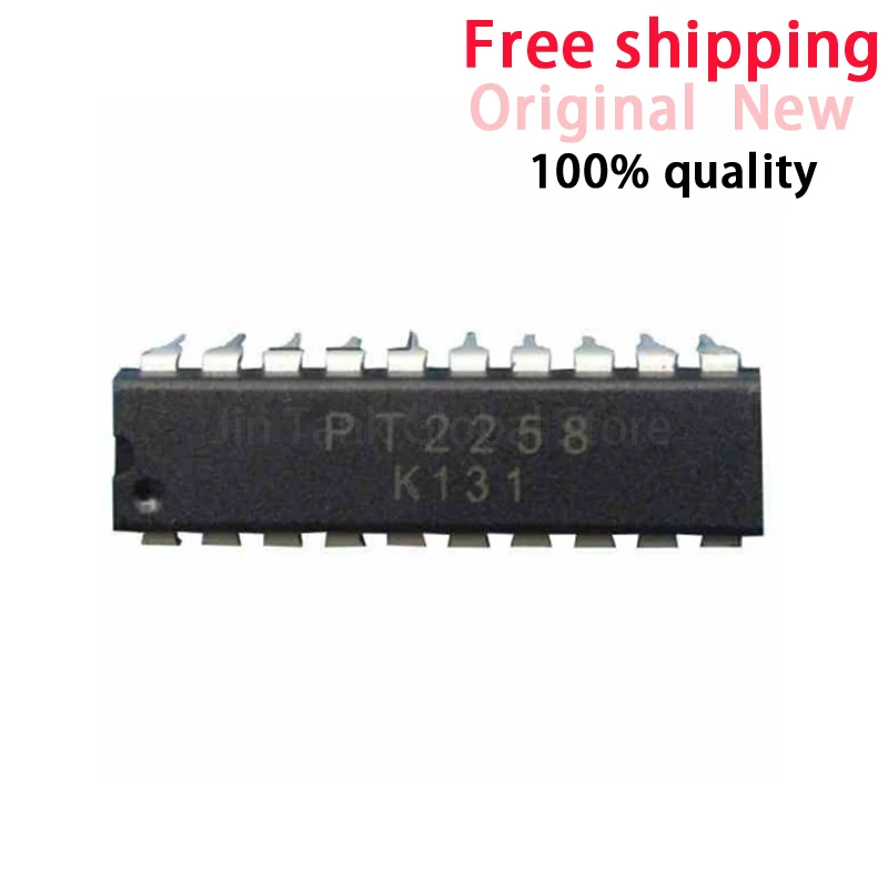 .5-100Pcs New PT2258 six channel volume control chip IC integrated ...