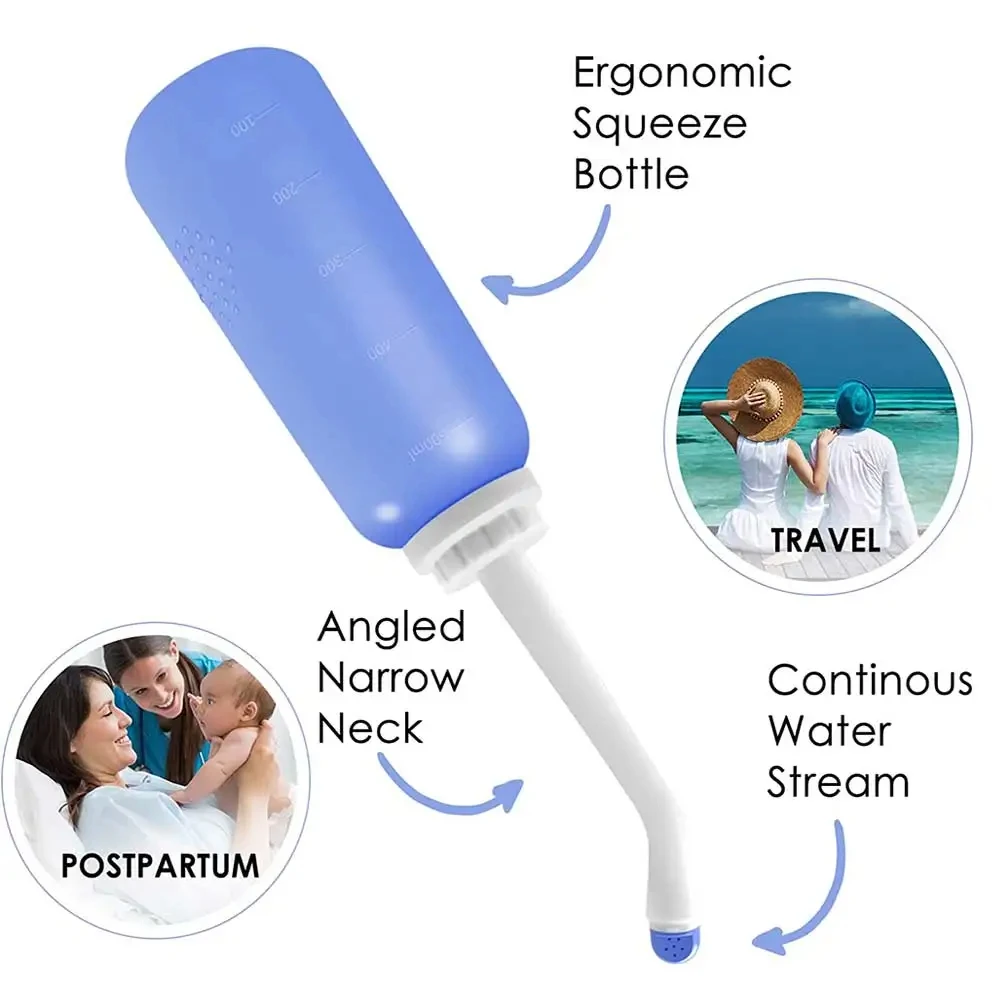 500ml Portable Bidet Spray Handheld Travel Bidet for Pregnant Women Baby Cleansing Water Washer Bottle Baby Showers Mom Bottle 3