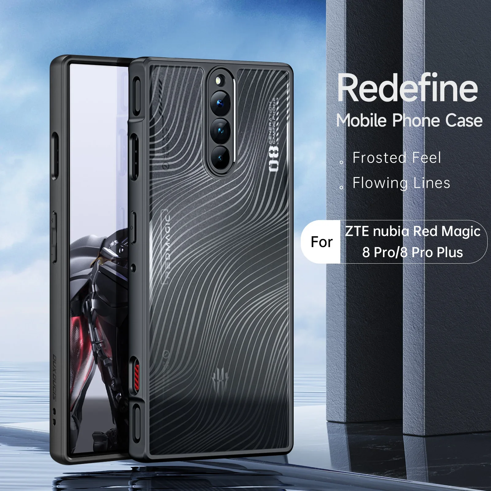 

Для ZTE Nubia Red Magic 9 Pro Чехол мягкое закаленное стекло TPU Прозрачный чехол для телефона Чехлы для ZTE Nubia Red Magic 9 Pro Plus + 5G