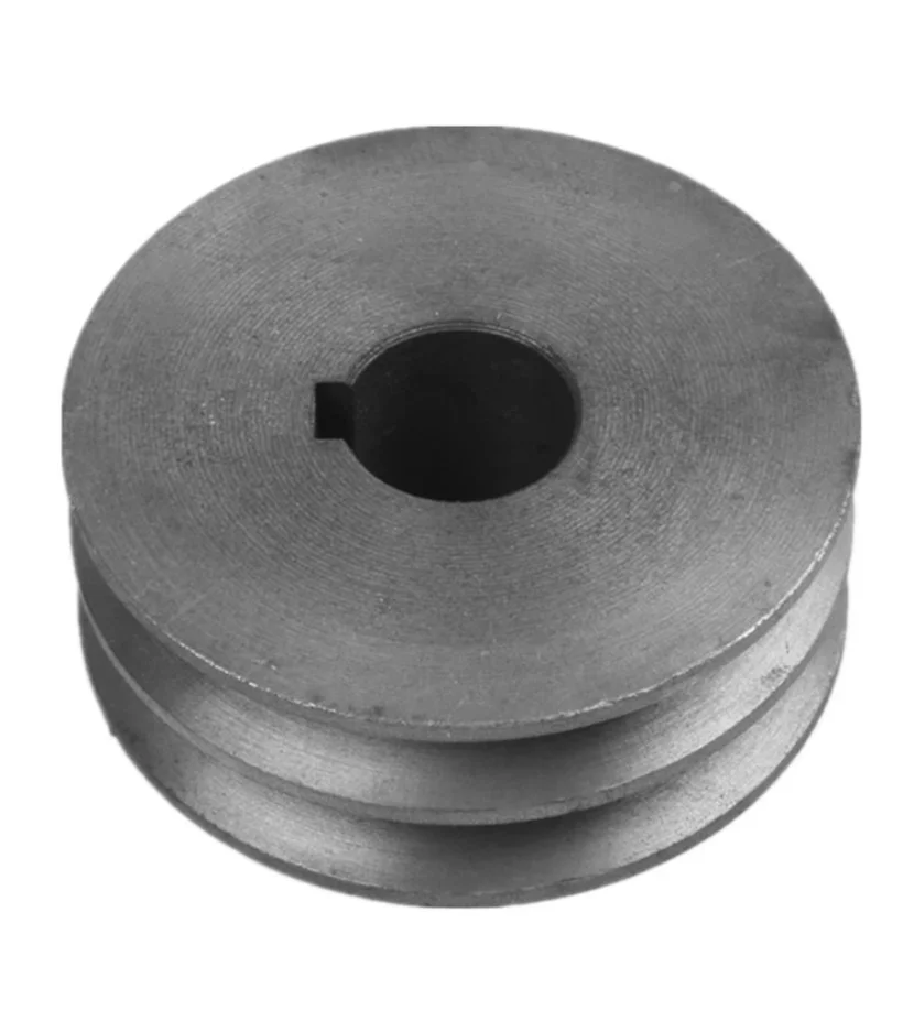 1PC A Type VBelt Pulley Double Slot Pulley Motor Motor Pulley Material
