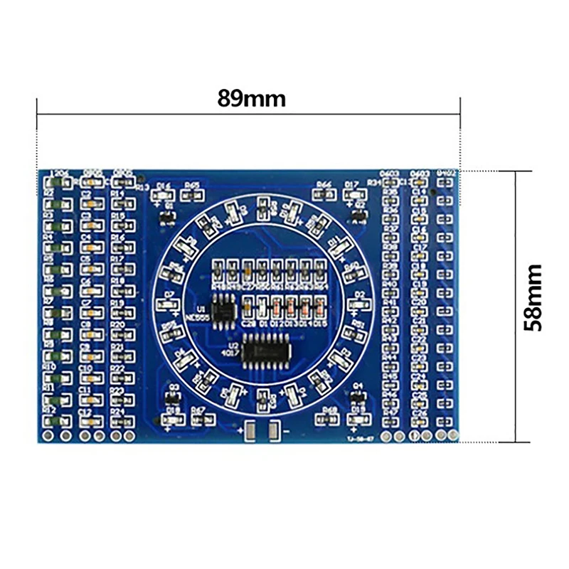SMD Advanced Full Patch Welding Practice Board Electronic Components SMT Skills Training PCB Welding Practice Kit 6