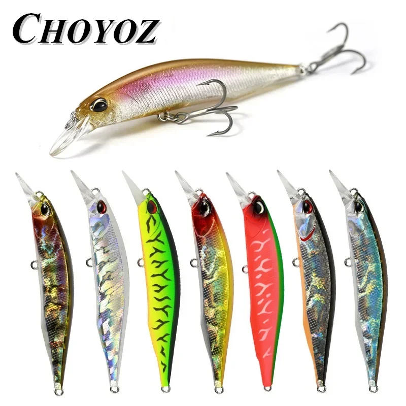 

CHOYOZ Fishing Lure Minnow 85mm 8g Floating Suspend Water Jerkbait Wobblers Seabass Fish Artificial Lure Fishing Lures Saltwater