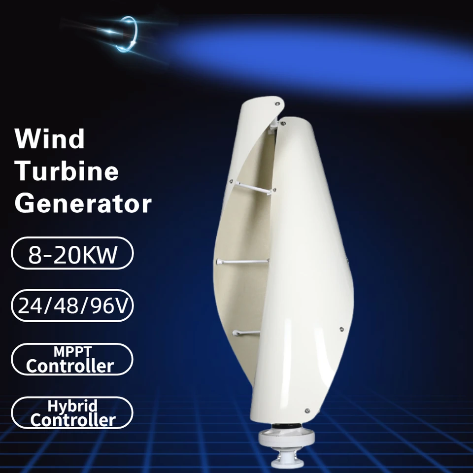 Wind Generator 10000W 220V Vertical Axis Wind Turbine Complementary Micro Wind  Turbine Generator - China Wind Generator, Vertical Wind Generator