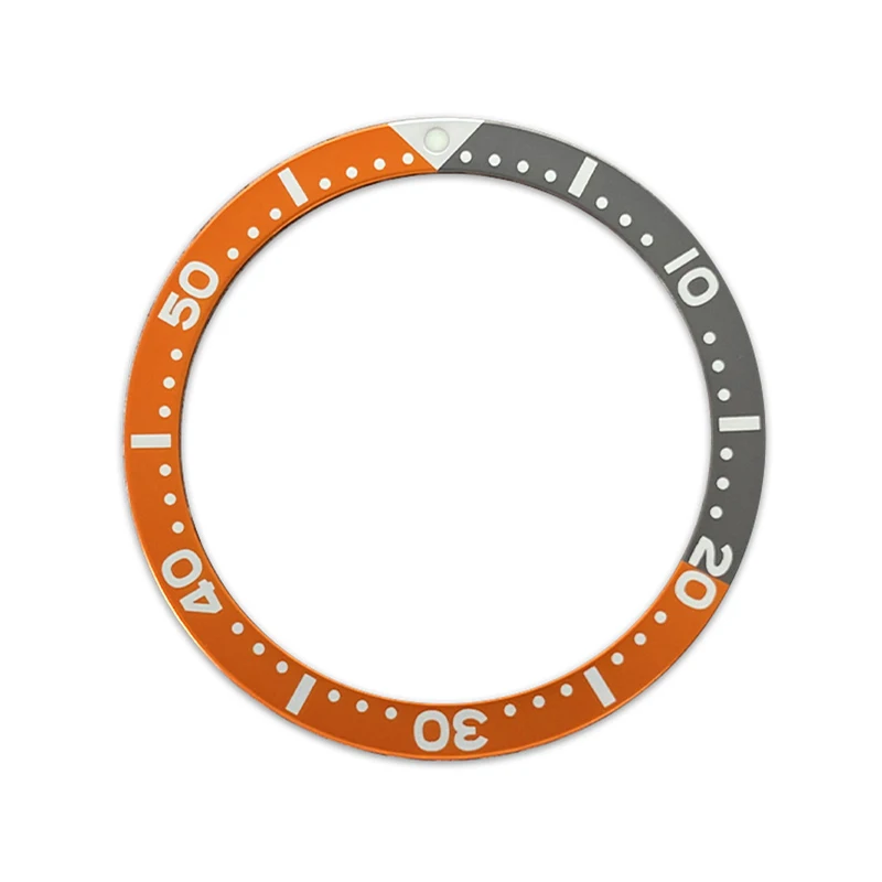 INSERTO GHIERA ROSSO BLU FLUORESCENTE 38 MM SKX007 SKX009 SRPD GMT SUB LUNETTA