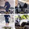 Cup Holder for Bike,Scooter and Wheelchair,Water Bottle Holder for Walker,Golf Cart and Beach,Universal Drink Holder Accessories 5