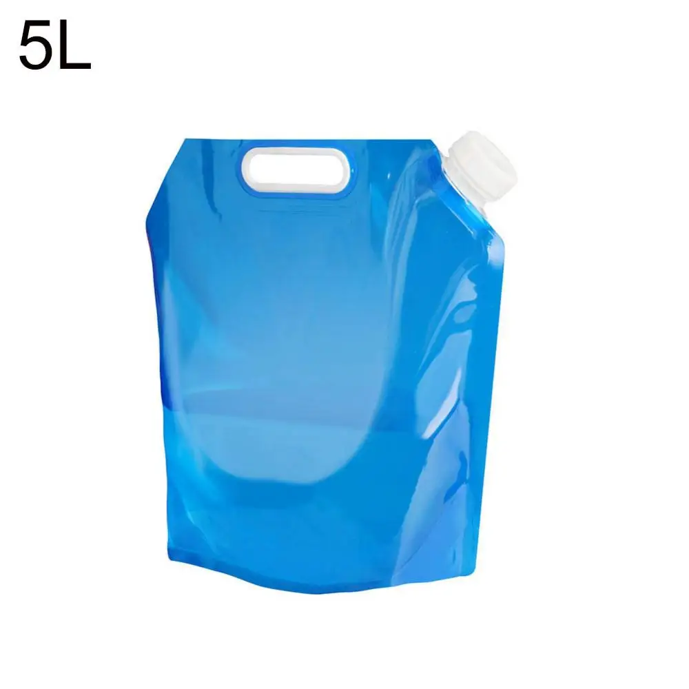 5/10L Water Storage Bag Outdoor Camping Water Bag Foldable Water Bucket Picnic BBQ Water Can Folding Travel Water Container