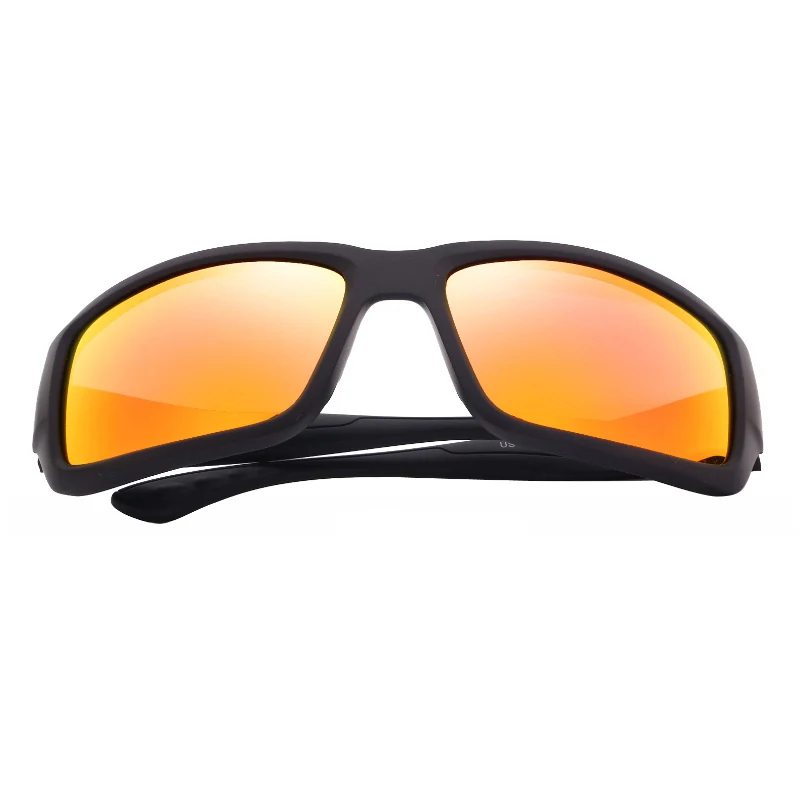 Поляризирани слънчеви очила Мъжки нюанси за шофиране Мъжки дизайн на марка Fantail Ретро квадратни слънчеви очила Спортни слънчеви очила за мъже Goggle