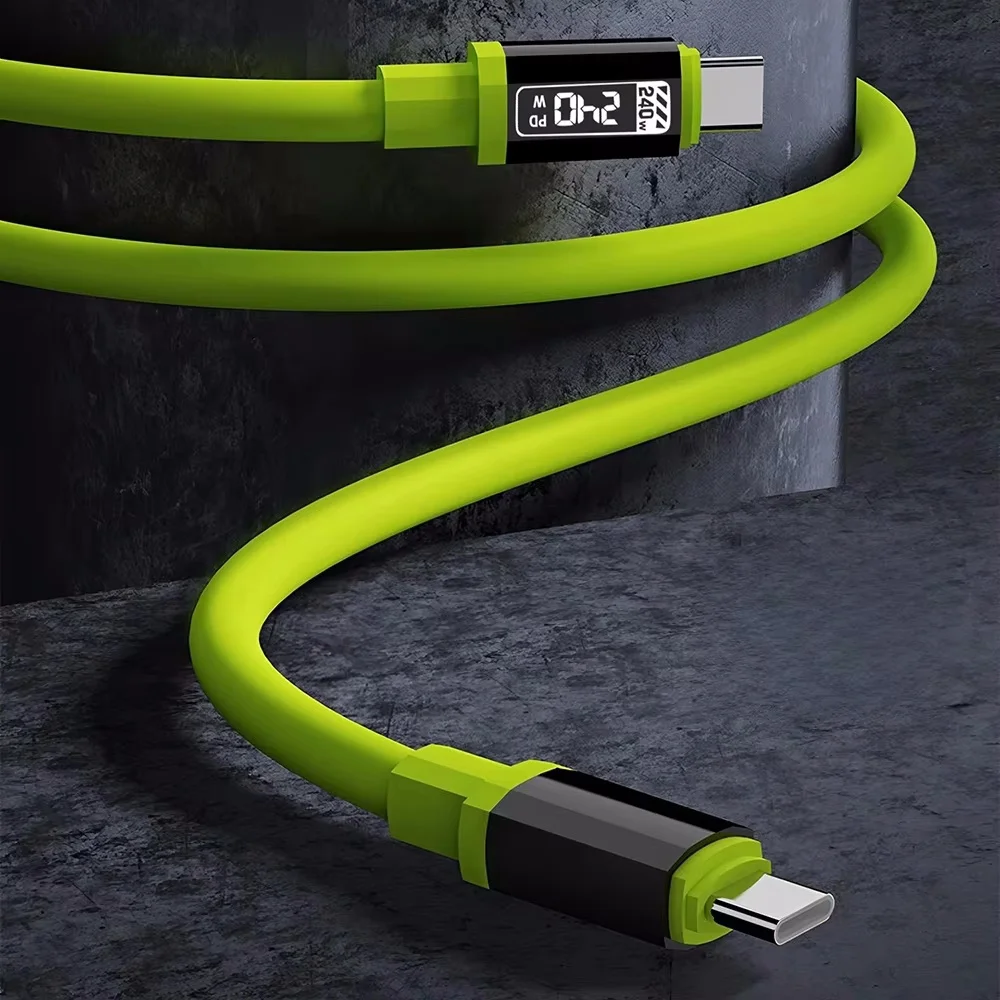 High-Speed 240W USB-C Fast Charging Cable with PD Technology