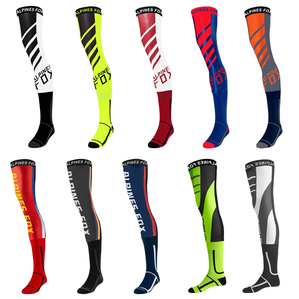 Compression Motocross Socks Non-Slip Motorcycle Cycling Mountain Bike Off-Road Socks Mens Woman MTB DH MX Racing Motorcycle Socks