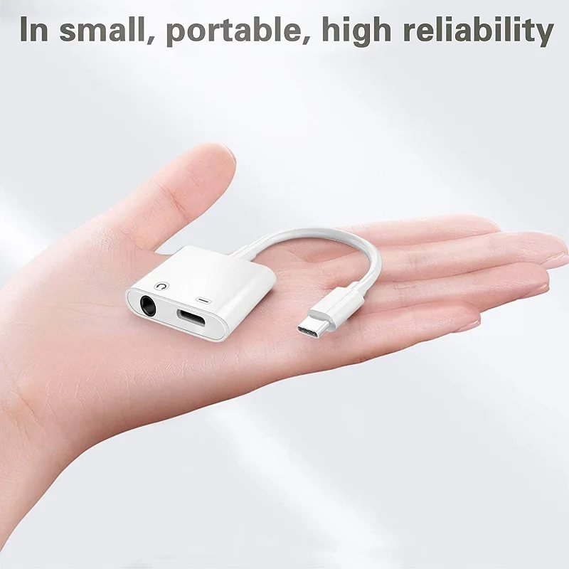 USB C to 3.5mm Headphone and Charger Adapter 2 in 1 Type C to Audio Jack PD Charging Dongle for Samsung Xiaomi Huawei usb port adaptor,usb hub converter,cable converter,type c otg adapter