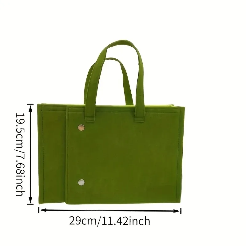1 pezzo di nuova borsa per computer pieghevole da donna, borsa portaoggetti multistrato in poliestere, borsa da viaggio. - immagine 3