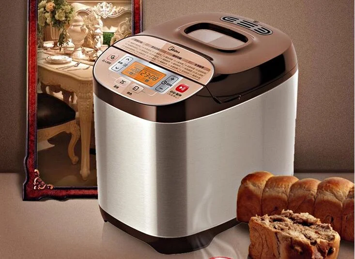 china Midea ESC2000 bread maker 1000g household Stainless steel jam making yogurt rice wine automatic noodles dough карандаш для глаз kiko milano lasting precision automatic 15 satin steel 35 мг