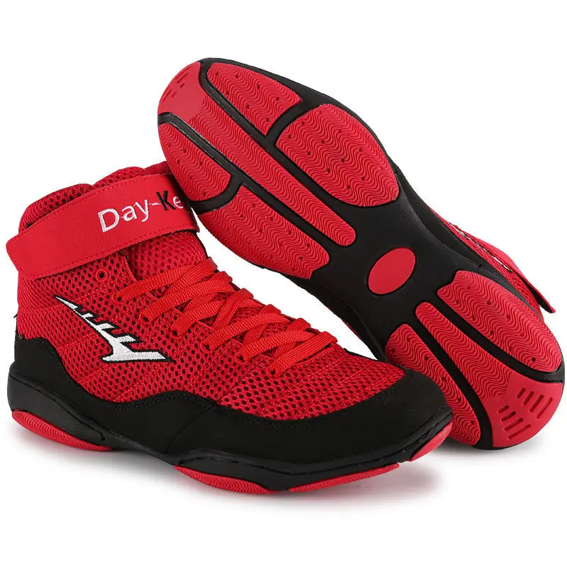 New Men's and Women's Wrestling Shoes Comfortable Wear-resistant Sports Shoes Non-slip Indoor Fitness Boxing