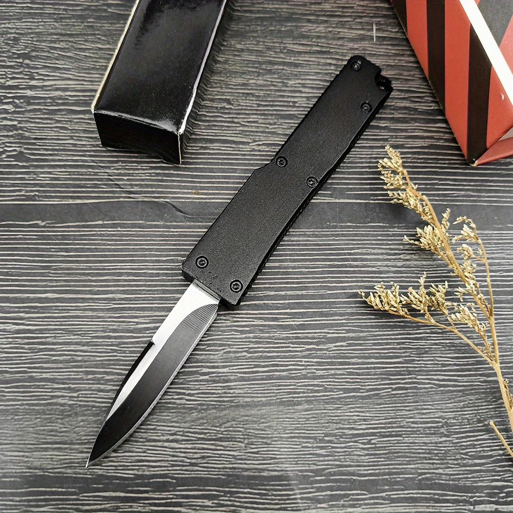 F147 Mini Lightweight Survival Pocket Outdoor Folding Knife Aluminum Alloy Handle 440C Blade Camping EDC Knife Multitools