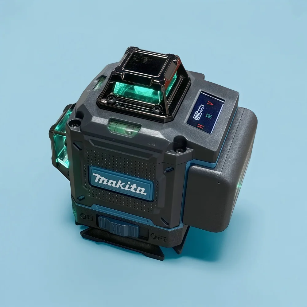 Makita 2025 Digital 360-degree X4 16-line (4D) Outdoor Laser Level Self-leveling Vertical Cross-line Laser