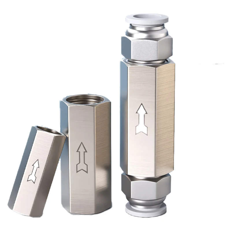 Compressor Air Check Valve Brass Pipe Fitting Adapter Pneumatic