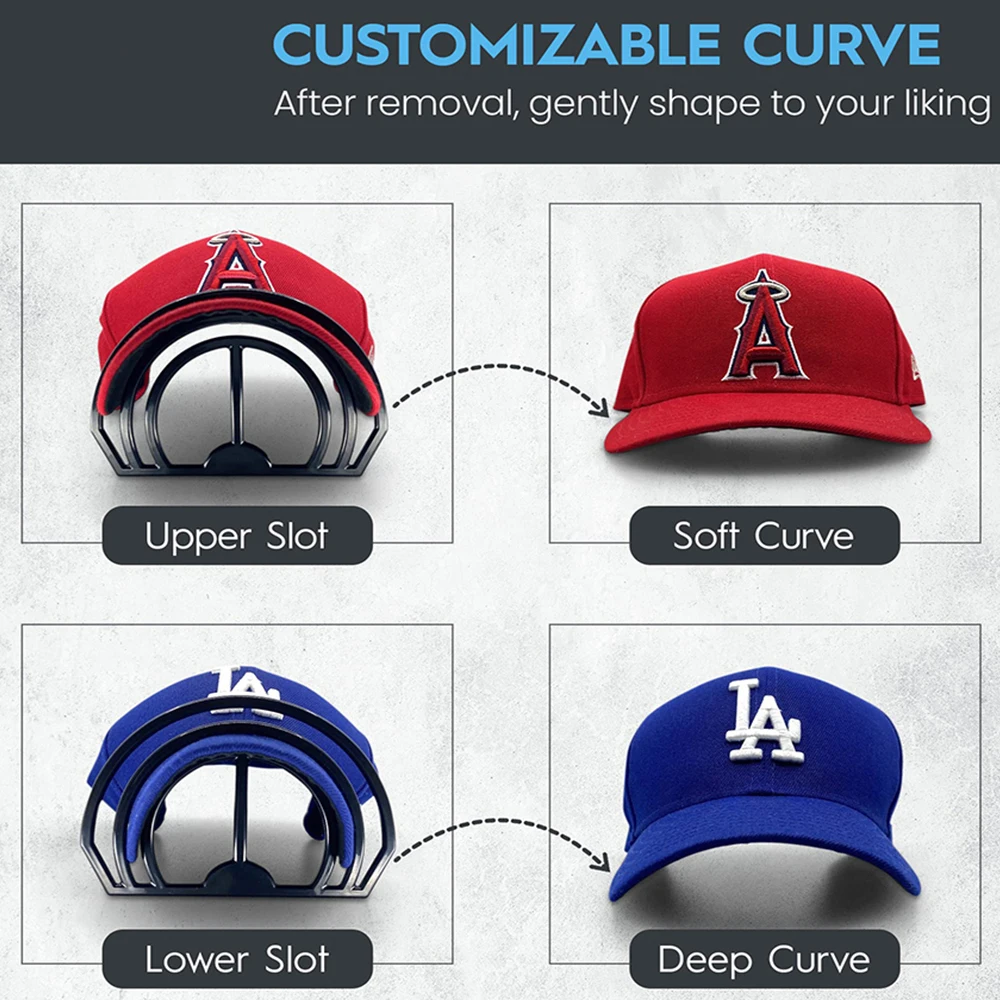 Hat Brim Bender Baseball Perfect Cap Edge Shaping Bracket for Curving Band Convenient Shaper Design Semicircle Shape Accessories