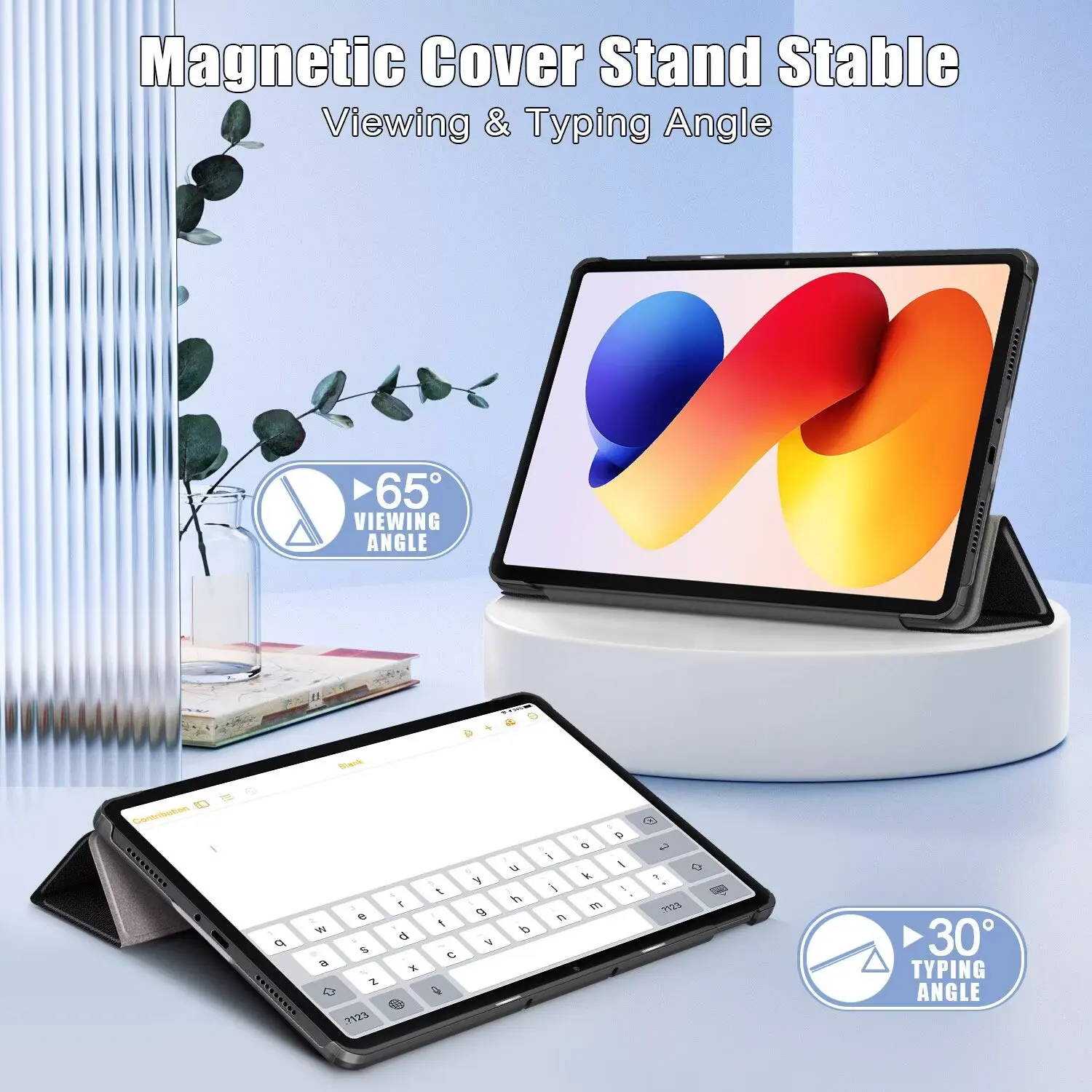Premium Leather Shockproof Protective Tablet Case, 12.1-inch