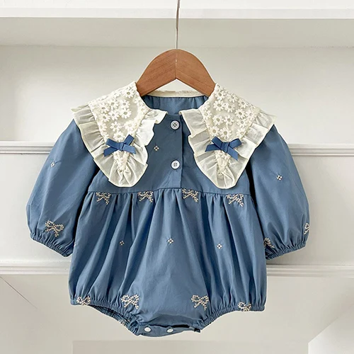 A8025 Blue Romper