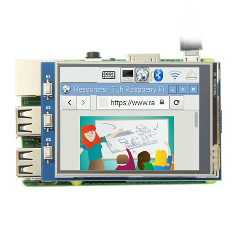 ü 2.8 ġ TFT ÷ ũ 320X240 SPI ÷ LCD ȭ  3B +/4B