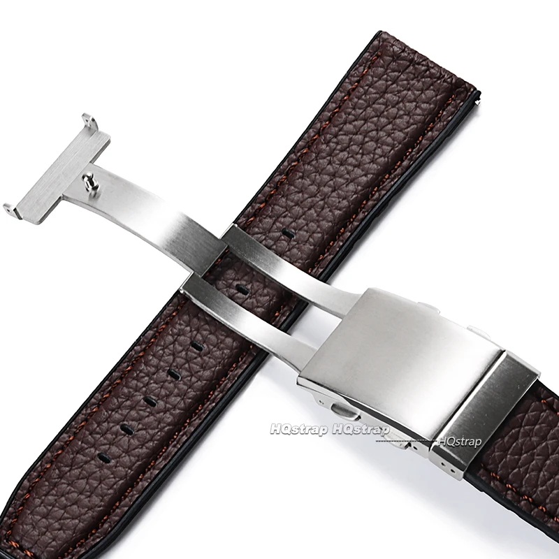 Luxury Adjustable Stainless Steel Watch Clasp with Folding Buckle - Premium Strap Accessory
