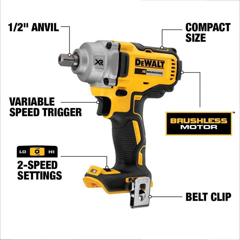 DEWALT 무선 임팩트 렌치, 강력한 퍼포먼스와 편리함