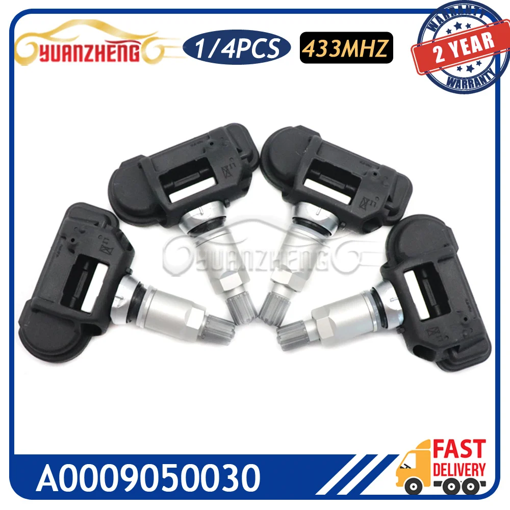 Датчик давления в шинах TPMS A0009050030, подходит для Mercedes-Benz Smart C250 C300 C350 C63 CL550 CL63 CL65 CL600 AMG 433 МГц Датчик давления в шинах TPMS A0009050030, подходит для Mercedes-Benz Smart C250 C300 C350 C63 CL550 CL63 CL65 CL600 AMG 433 МГц